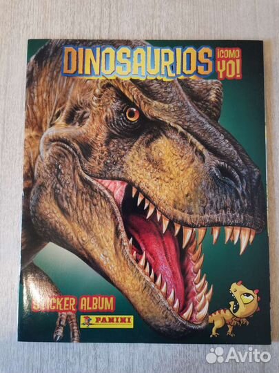 Журнал для наклеек Панини Динозавры как я