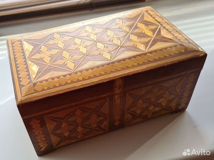 Шкатулка деревянная СССР