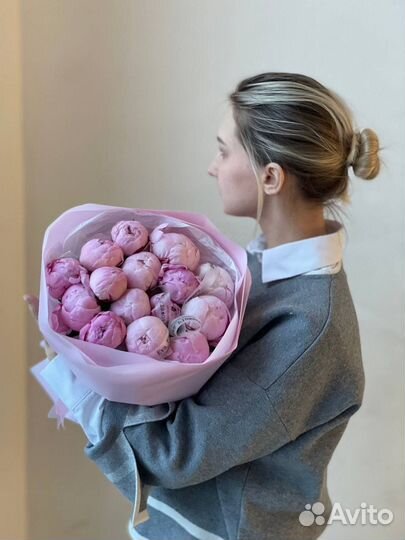 Пионы в зимнее время