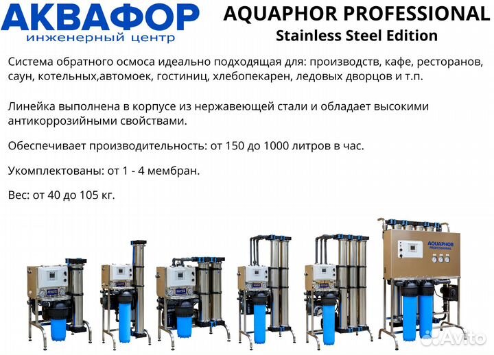 Осмос промышленный apro для очистки воды. Парт.529