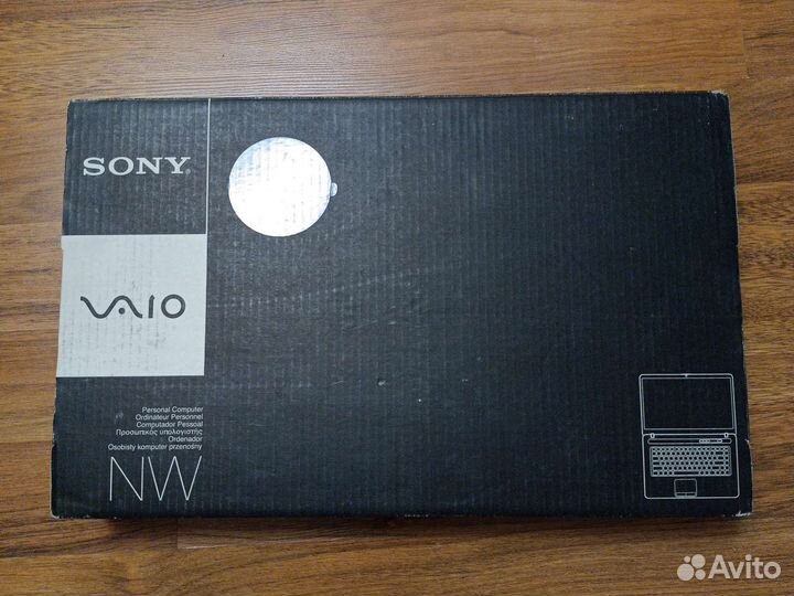 Коробка от ноутбука Sony Vaio 15 дюймов