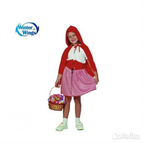 Карнавальный костюм Красная шапочка на 7-10 лет