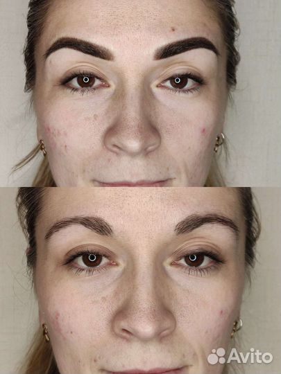 Татуаж микроблейдинг пудровое напыление перманент