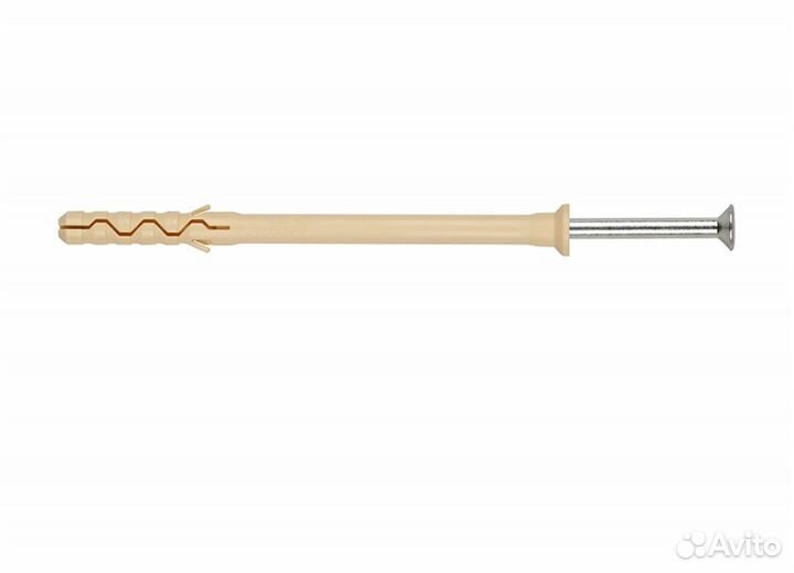 Дюбель-гвоздь 8x120 мм потайная манжета нейлон (40