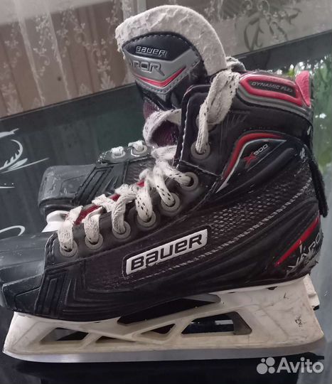 Коньки хоккейные вратарские детские