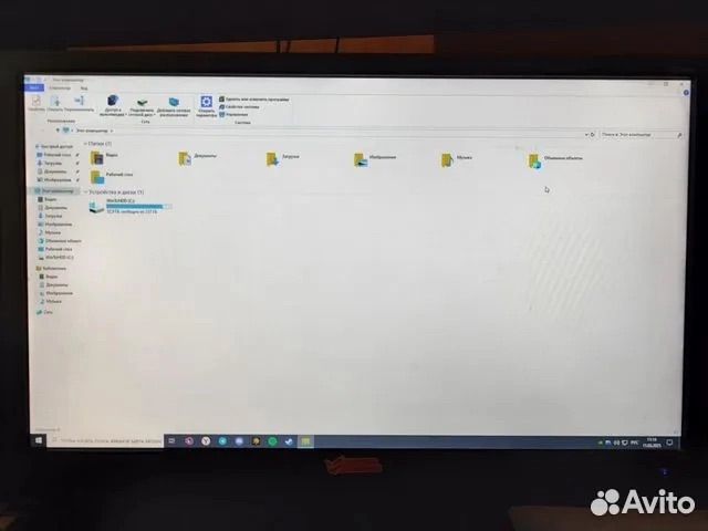 Игровой компьютер с монитором