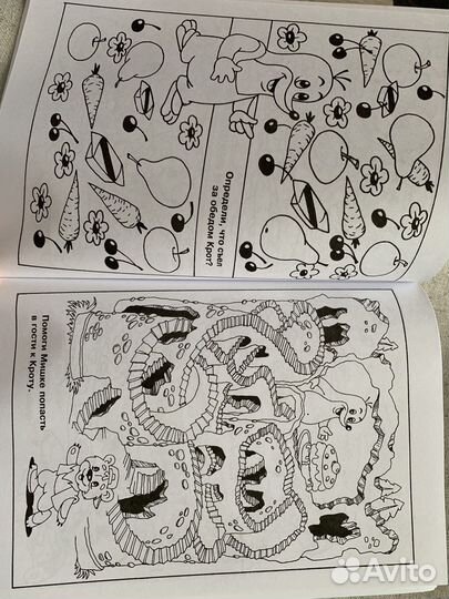 Раскраска книжка развивающая