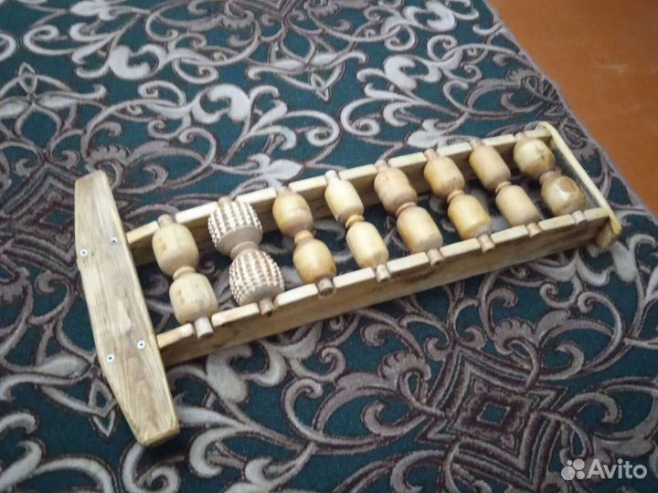 Массажер для спины деревянный размер80 на20 см