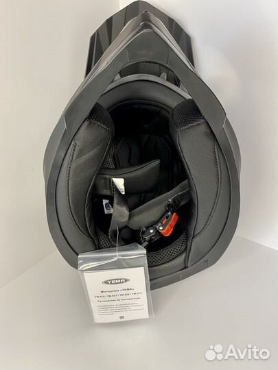 Мотошлем кроссовый Yema -915 Новый, матовый