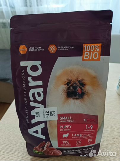 Корм для собак Award