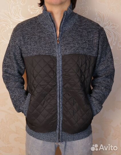 Мужской вязаный кардиган