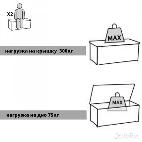 Пластиковый сундук Keter Rockwood 570 л кремовый