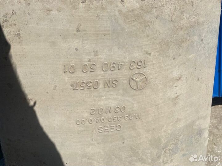 Глушитель в сборе задний Mercedes-Benz Ml W163