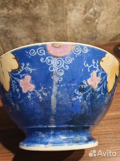 Пиала.Суповая тарелка.Фарфор Кузнецов.19 век