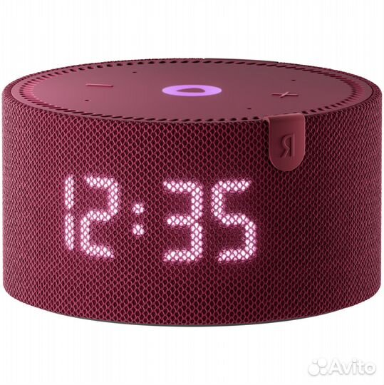 Яндекс.Станция мини (с часами) yndx-00020R красный