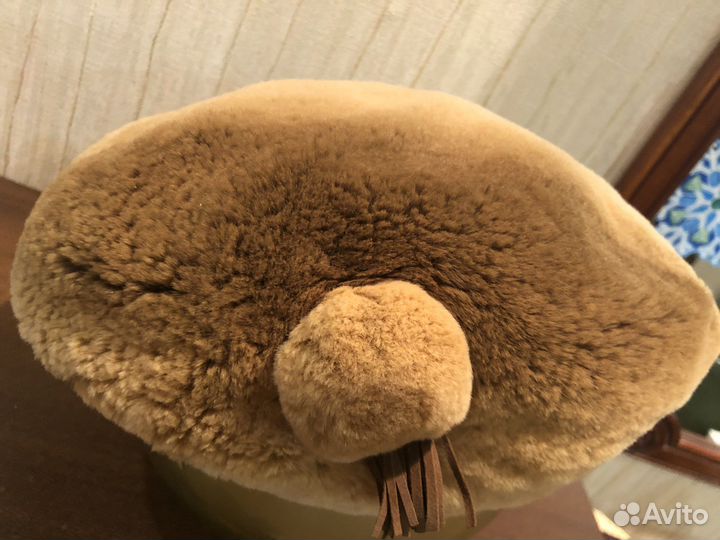 Берет из стриженной норки разм 57