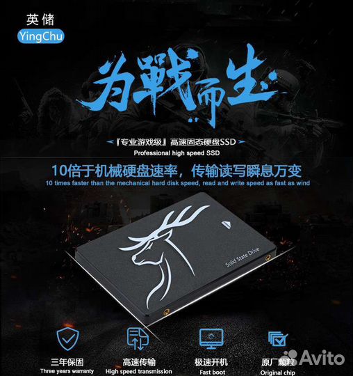 Новые SSD на 480 и 512 gb фирмы YingChu