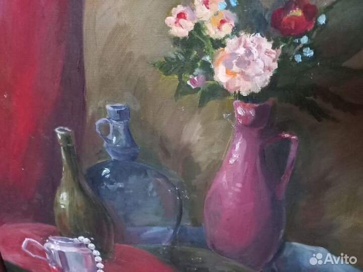Натюрморт маслом на холсте
