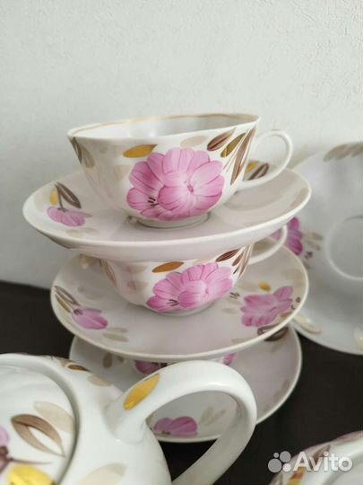 Сервиз чайный Дулёво СССР