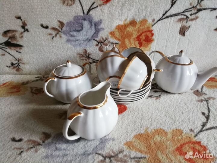 Чайный сервиз Дулево СССР