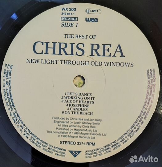 Chris Rea 6 разных релизов