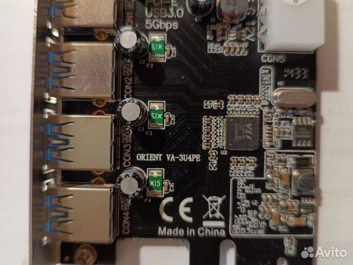 Переходник pci e USB 3.0