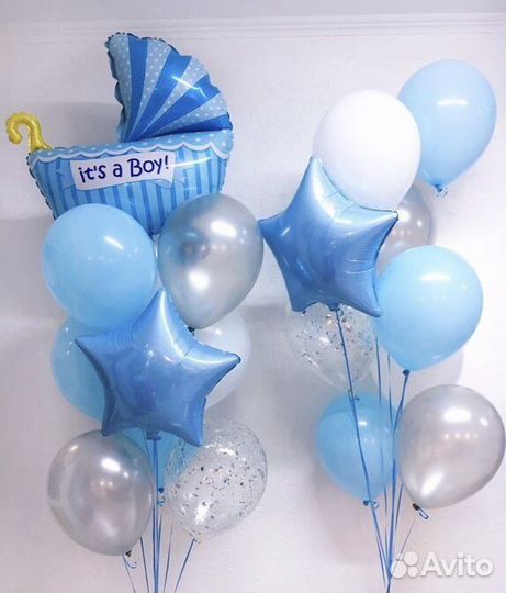 Воздушные шары на выписку из роддома