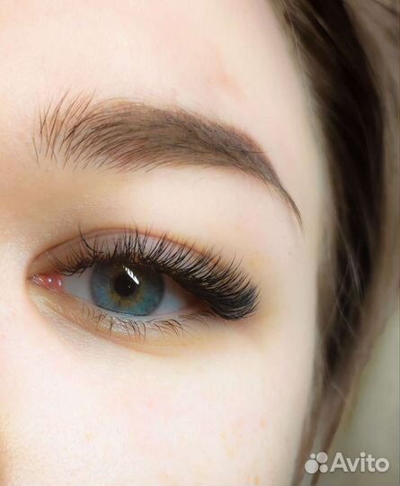 Наращивание ресниц ; архитектура бровей