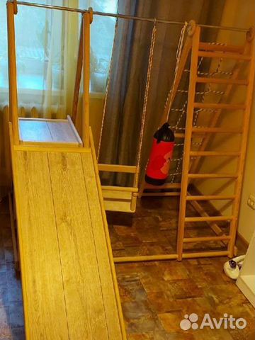 Детский спортивный комплекс деревянный