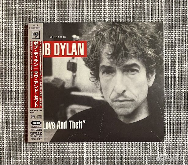 Bob Dylan-Love And Theft Japan sacd HybridDigipack