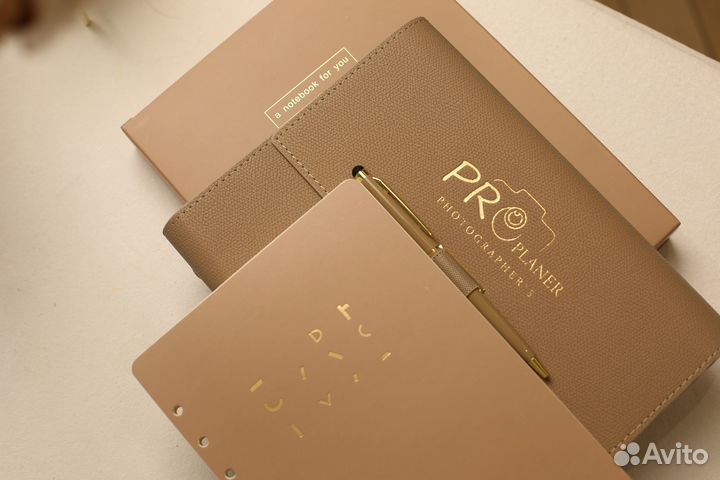 Ежедневник-планер фотографа бежевый