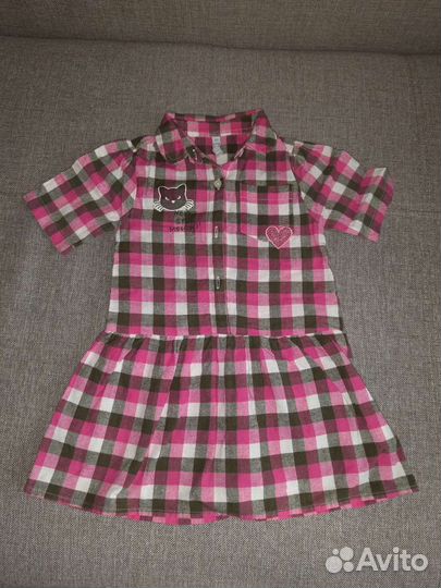 Вещи пакетом на девочку 98р