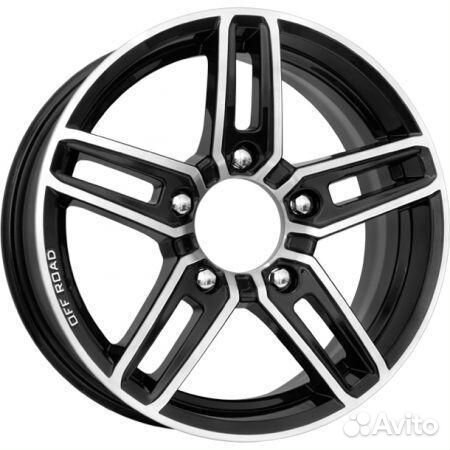 Диски K&K Дон 6.5x16 5*139.7 ET40 DIA98.5 Алмаз черный Литой