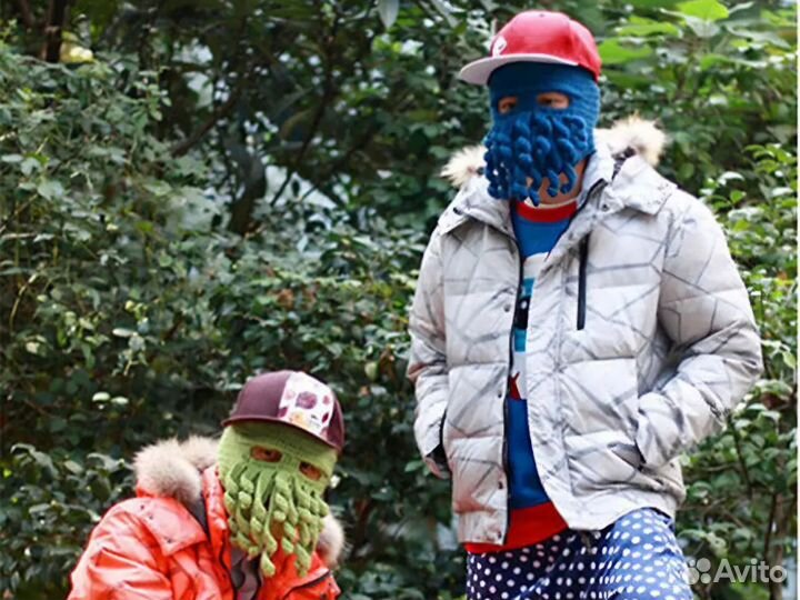 Шапка балаклава осминожка 56