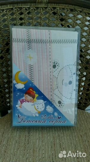 Комплект постельного белья детский в кроватку