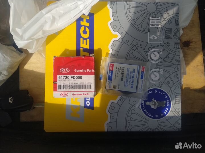 Ступичный подшипник kia rio 2