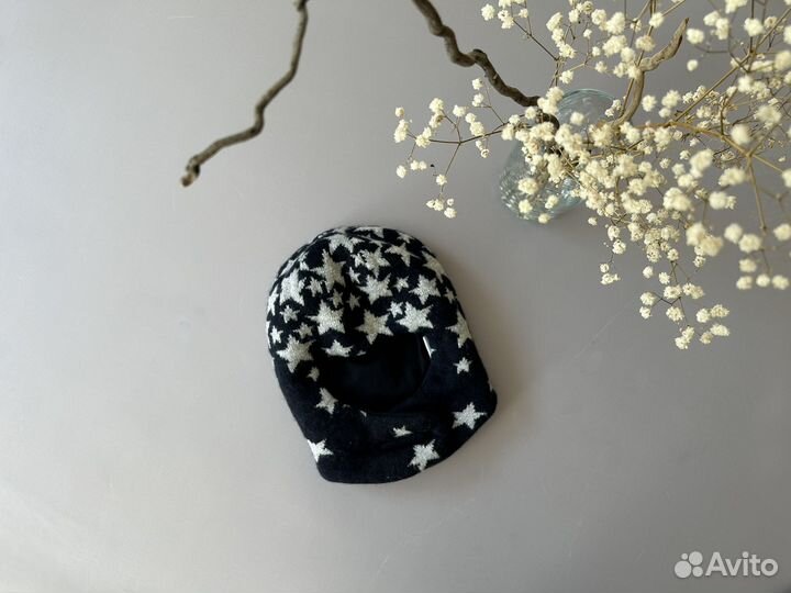 Шапка шлем зимняя детская 42 размер