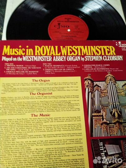 Stephen Cleobury Music In Royal Westminster винил