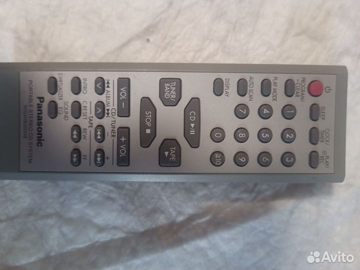 Пульт ду panasonic от муз центра