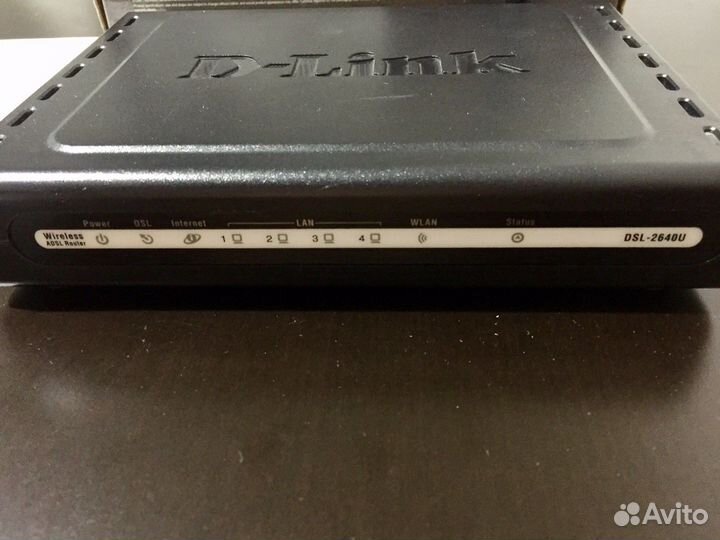 Wi-Fi роутер D-link DSL-2640U