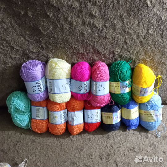 Пряжа разная