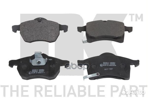 Колодки тормозные дисковые перед 223617 Nk