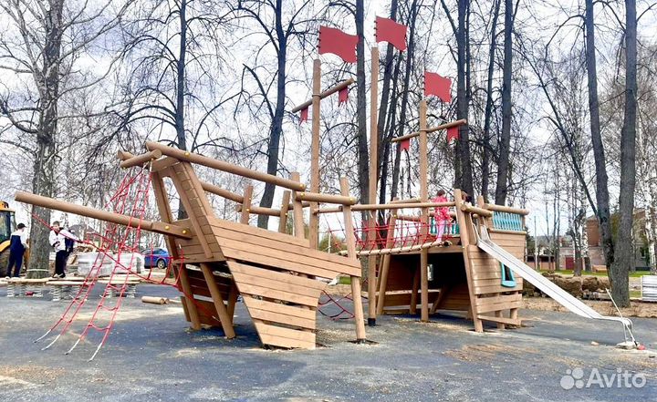 Детский игровой комплекс Корабль/производство маф