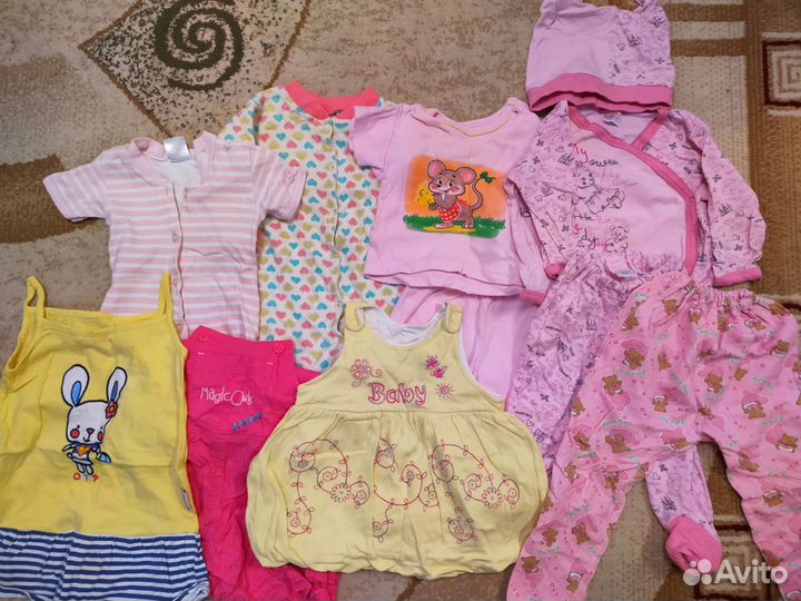 Детские вещи пакетами для девочки