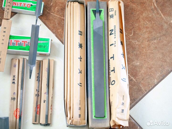 Японские напильники разные с хранения