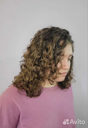 Стрижка кудрявых волос