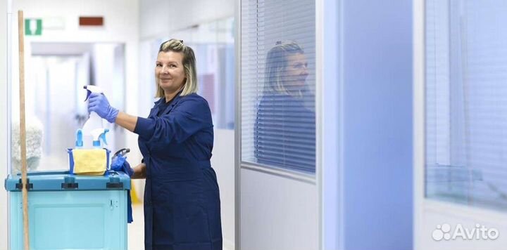 Уборщица (оплата в конце смены)