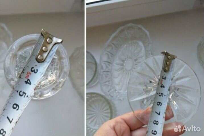 Подсвечник хрустальный СССР винтаж