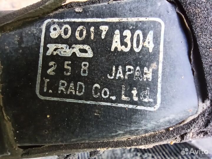 Радиатор двигателя Pajero 4