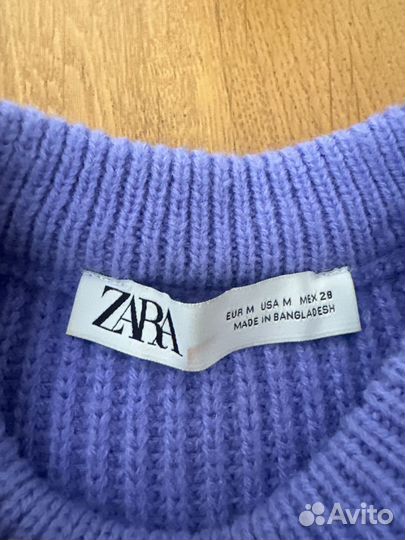 Светер zara лавандовый